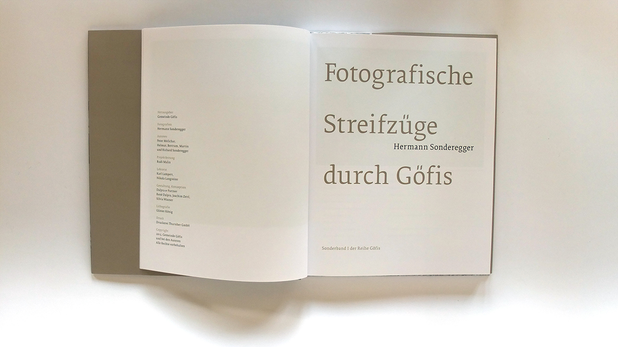 Fotobuch Göfis von Hermann Sonderegger Innenseiten