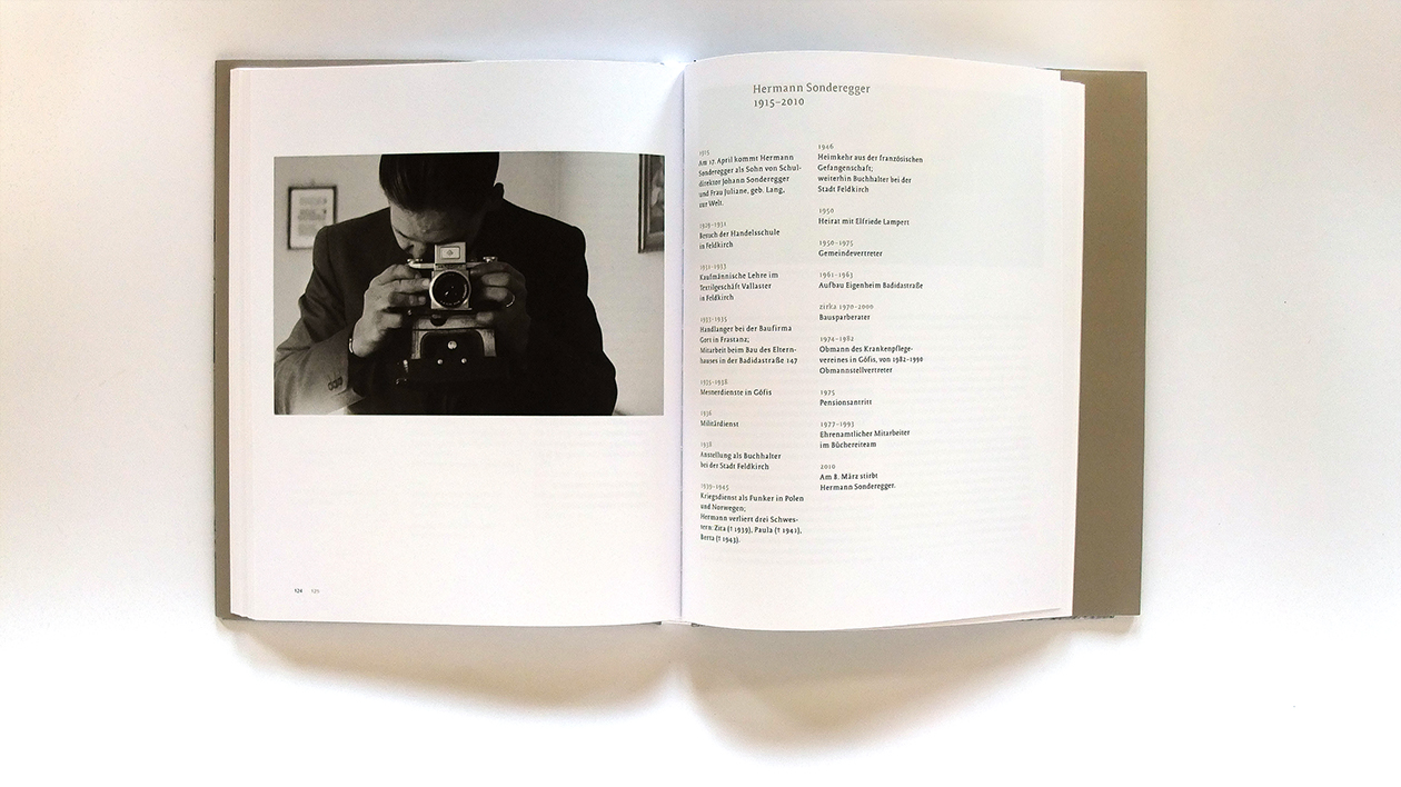 Fotobuch Göfis von Hermann Sonderegger Innenseiten