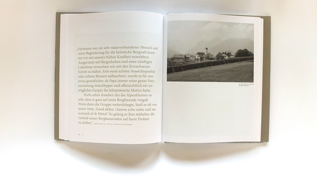 Fotobuch Göfis von Hermann Sonderegger Innenseiten
